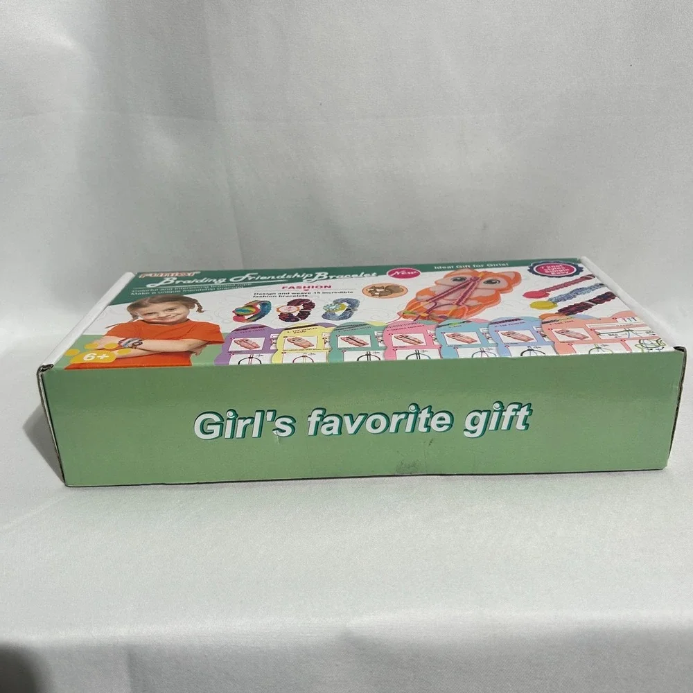 Braiding Friendship Bracelet Kit DIY Jewelry Making Kit for Kids Crafts Set NEW‎